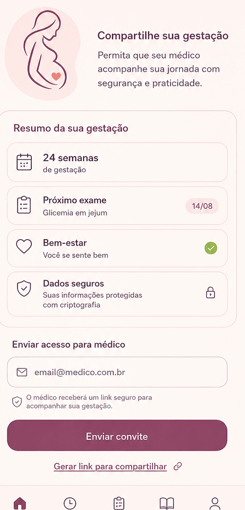 Mostre sua jornada na consulta, em segundos.